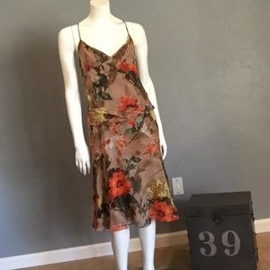 Burberry London floral dress women’s size 8